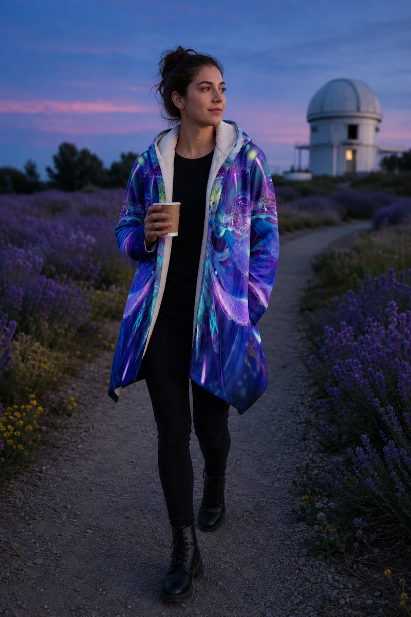 Lifestyle gallery — Satyam Shivam Sundaram | Micro Fleece Cloak — view 1