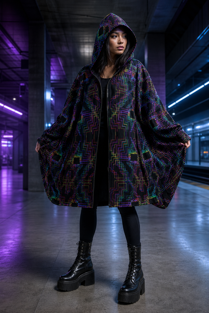 psytron micro fleece cloak — approved gallery view 01 (01-hero)