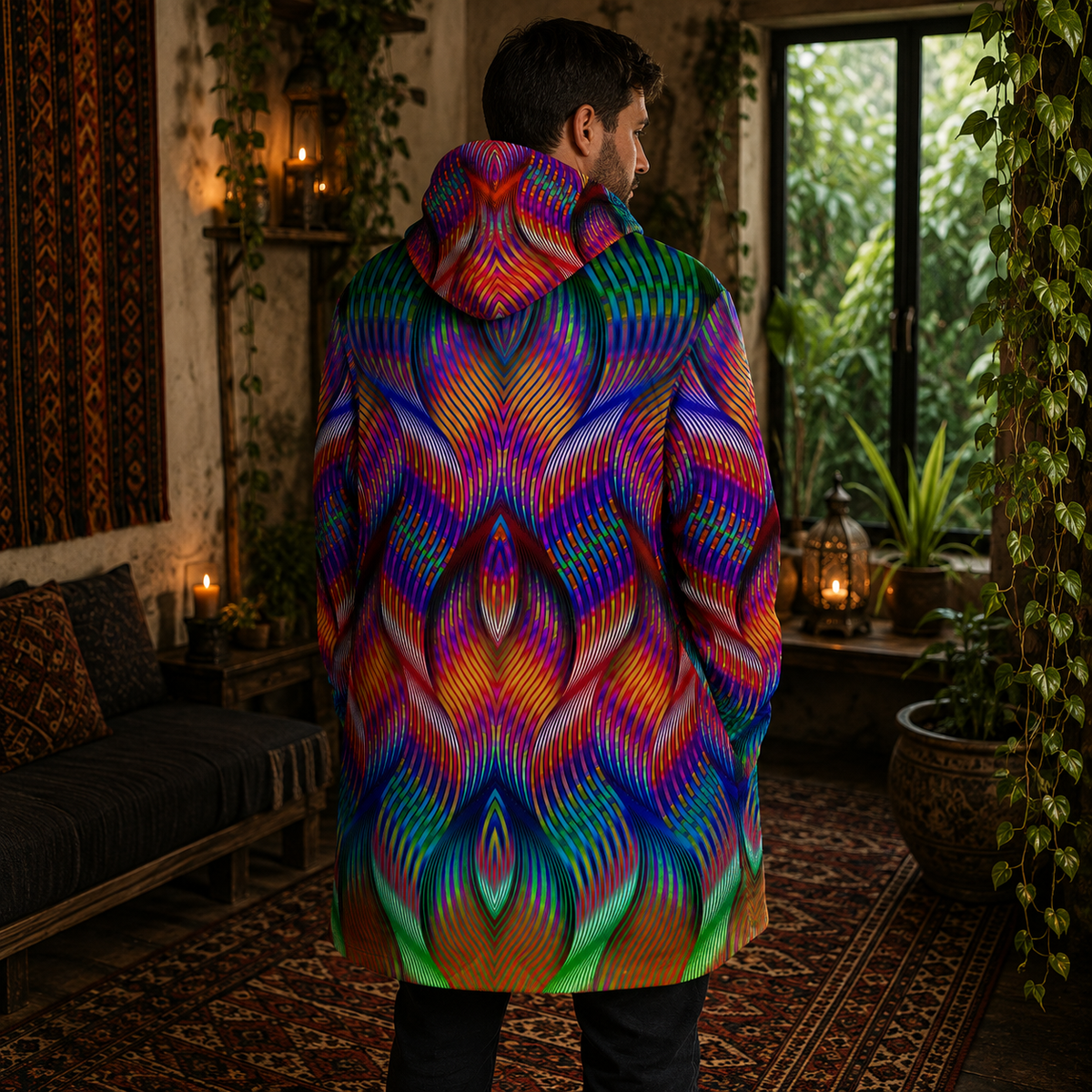 Twisted | Micro Fleece Cloak