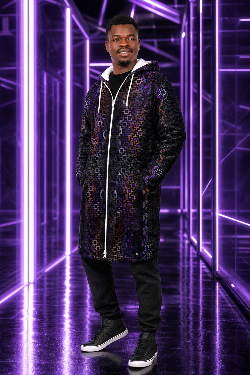Twilight Healing Psychedelic Zipper Cloak — approved lifestyle view 01 — 01-hero-candidate