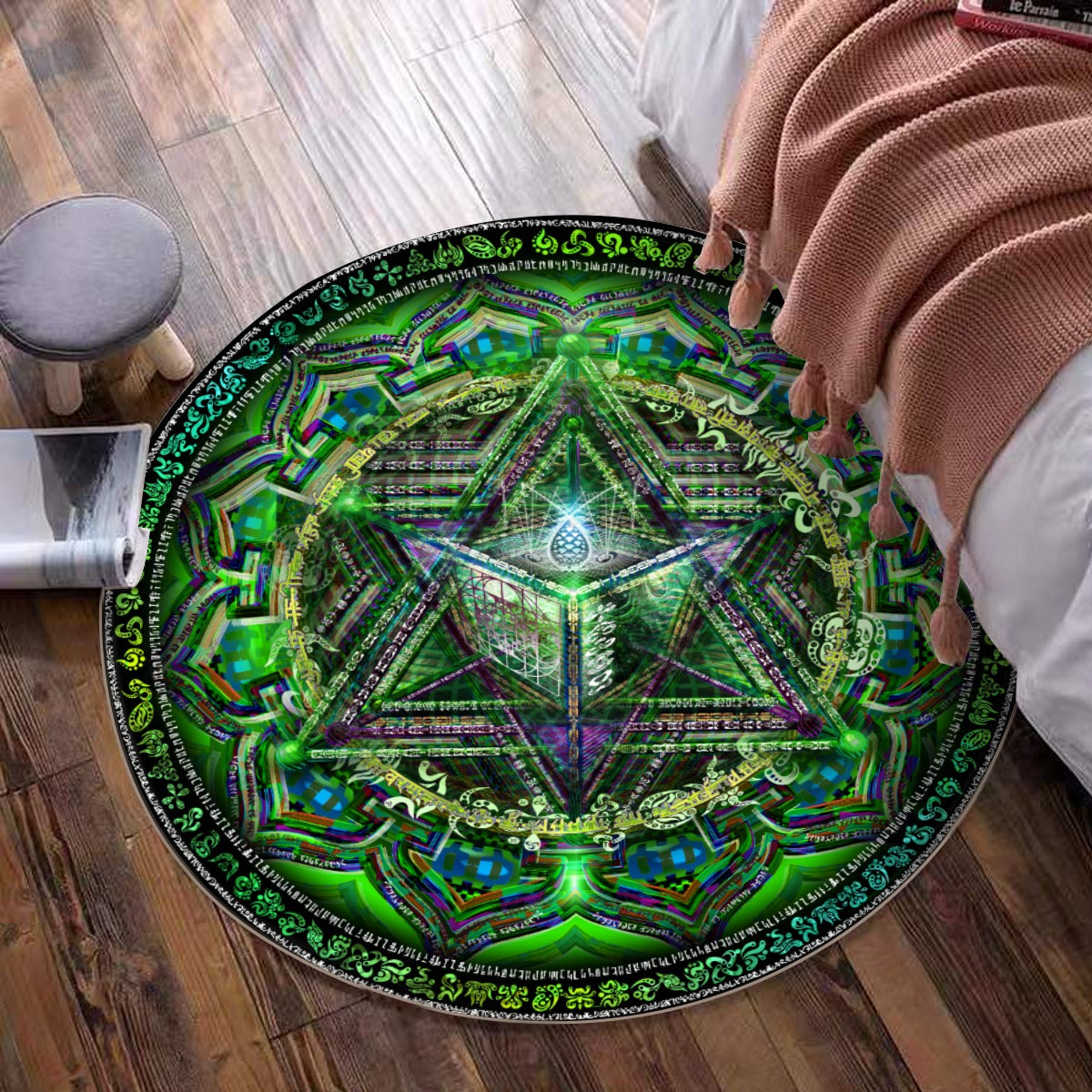 Anahata Circular Rug | Heart Chakra