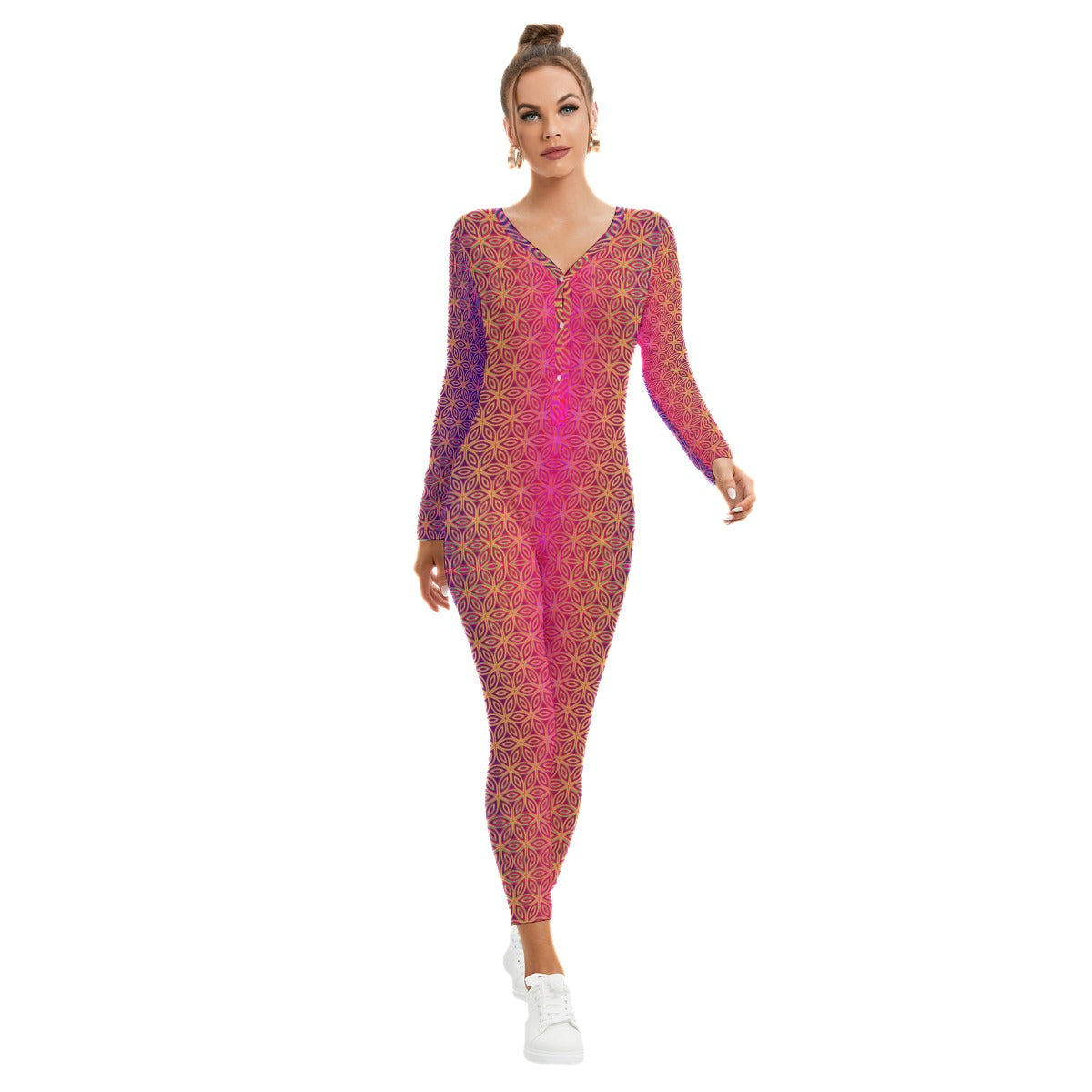 Sacral Bloom Women's Jumpsuit / Bodysuit / Onesie