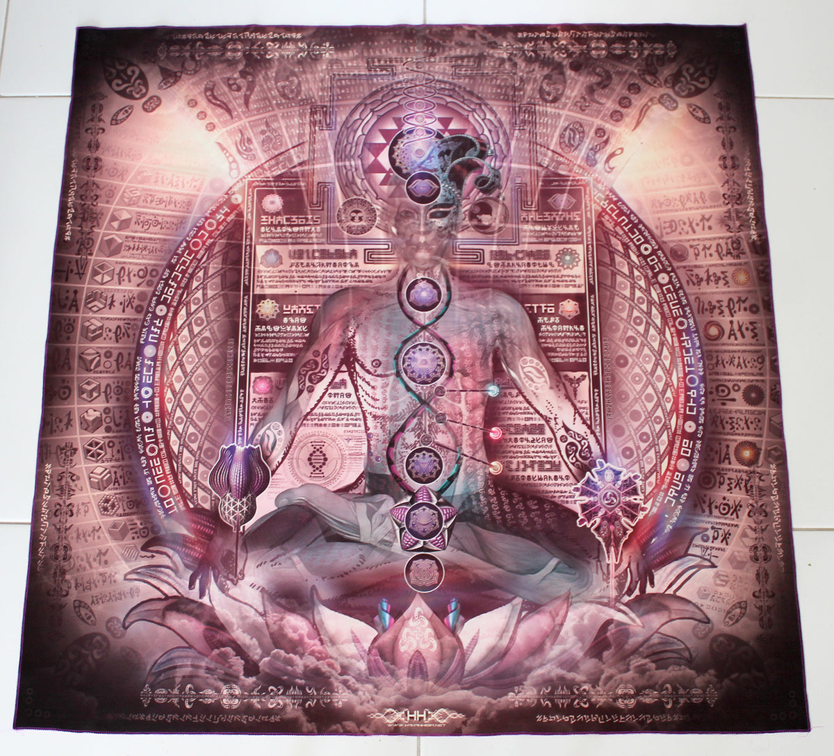 Large Lycra Tapestry / Backdrop of Toroidal Tantra