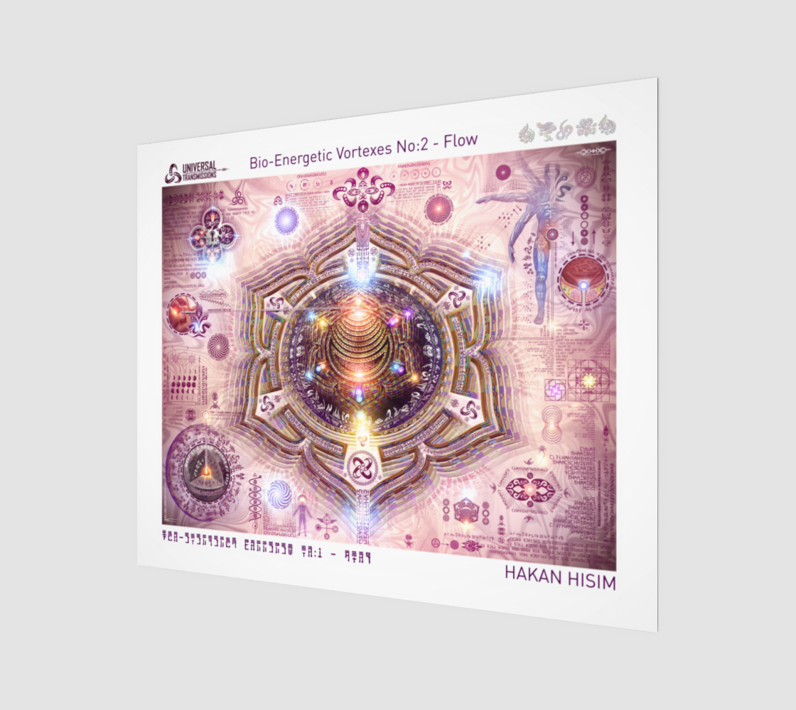 Bio-Energetic Vortexes No:2 - Flow - Art Print (Sacral Chakra)