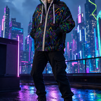 Tryptek II Microfleece Ziphoodie — colourful high-contrast lifestyle hero