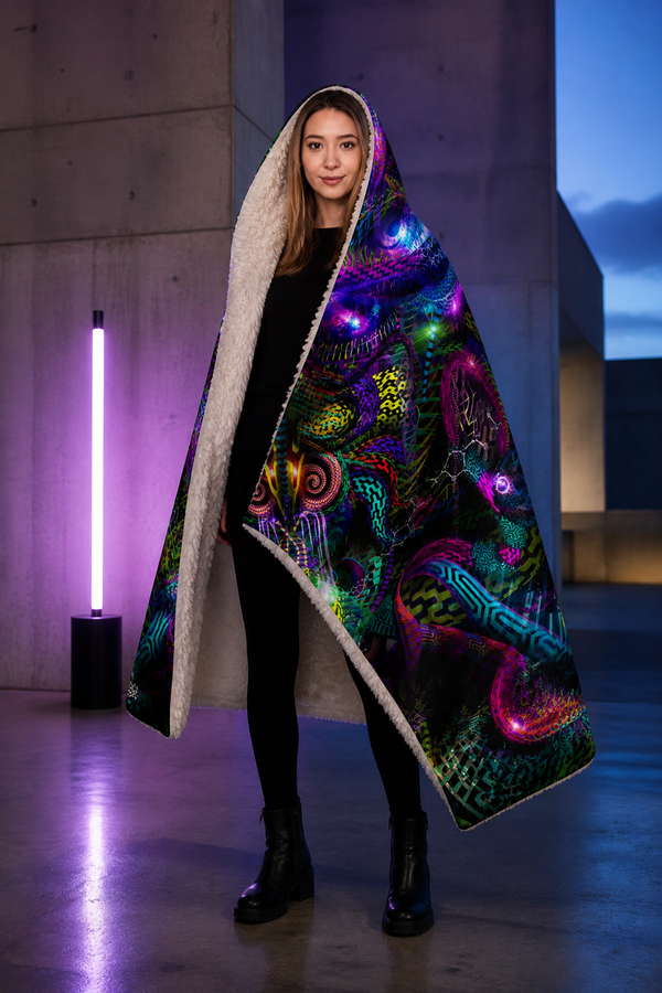 Lifestyle gallery — Primordial Archetype Hooded Blanket — view 1