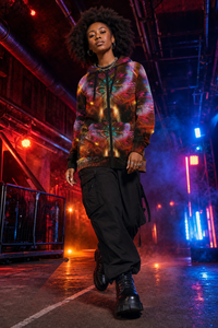Editorial campaign gallery — I Will Not Fear Zip Up Hoodie — 01-front-campaign-hero