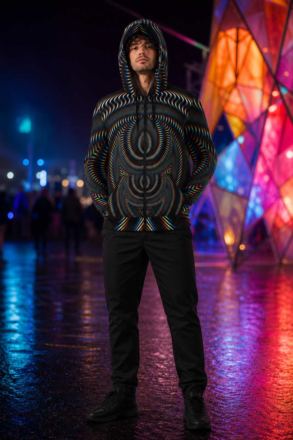 Lifestyle gallery — Waveform — front hero hood up
