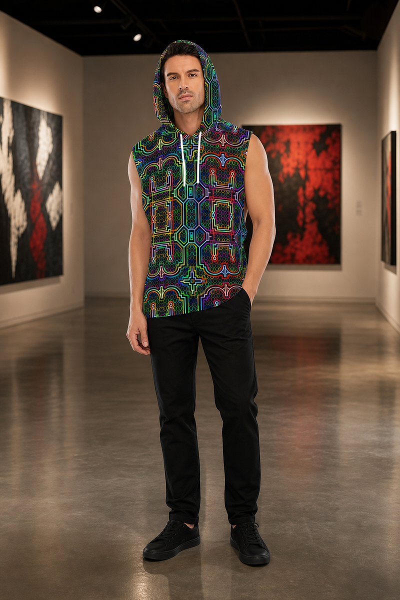 Lifestyle gallery — Icaro Hooded Tank Top — 01-front-hero