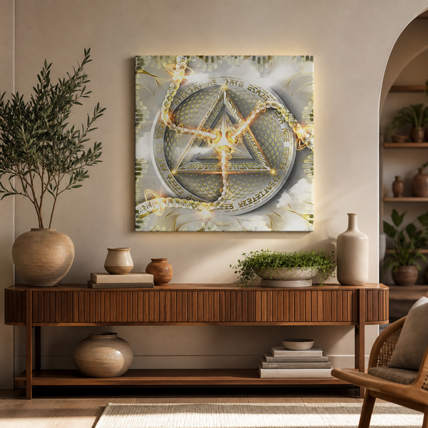 Aeonian Agape — stretched canvas print — hero-wall