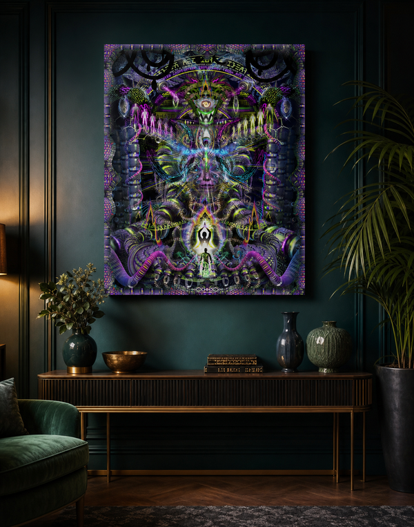 The Spice Must Flow — stretched canvas print — hero-wall