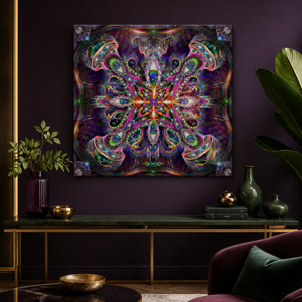Venusian Cross — stretched canvas print — hero-wall