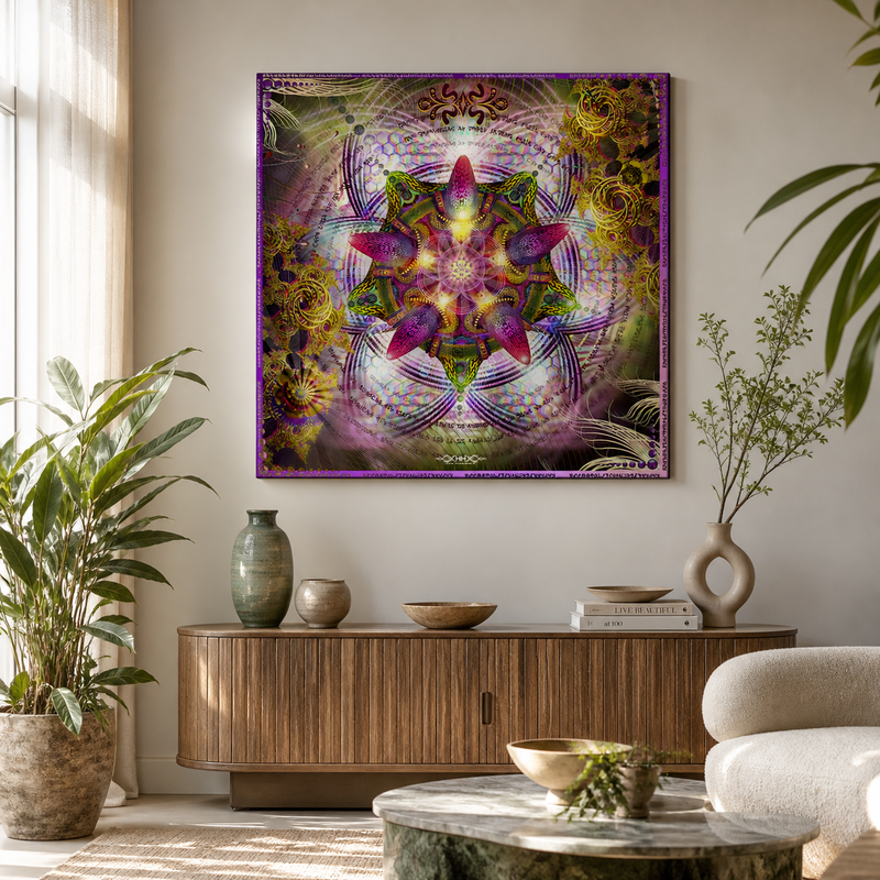 Venusian Flora — stretched canvas print — hero-wall