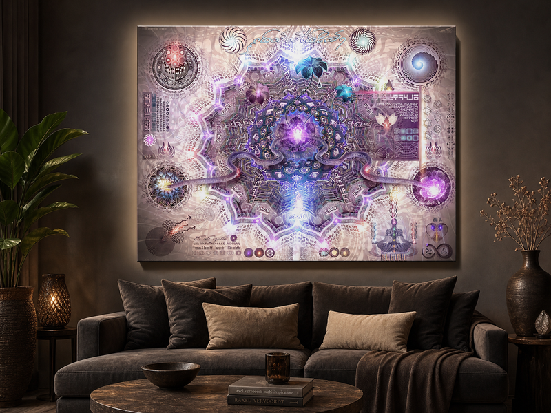 Spirit Chakra — stretched canvas print — hero-wall
