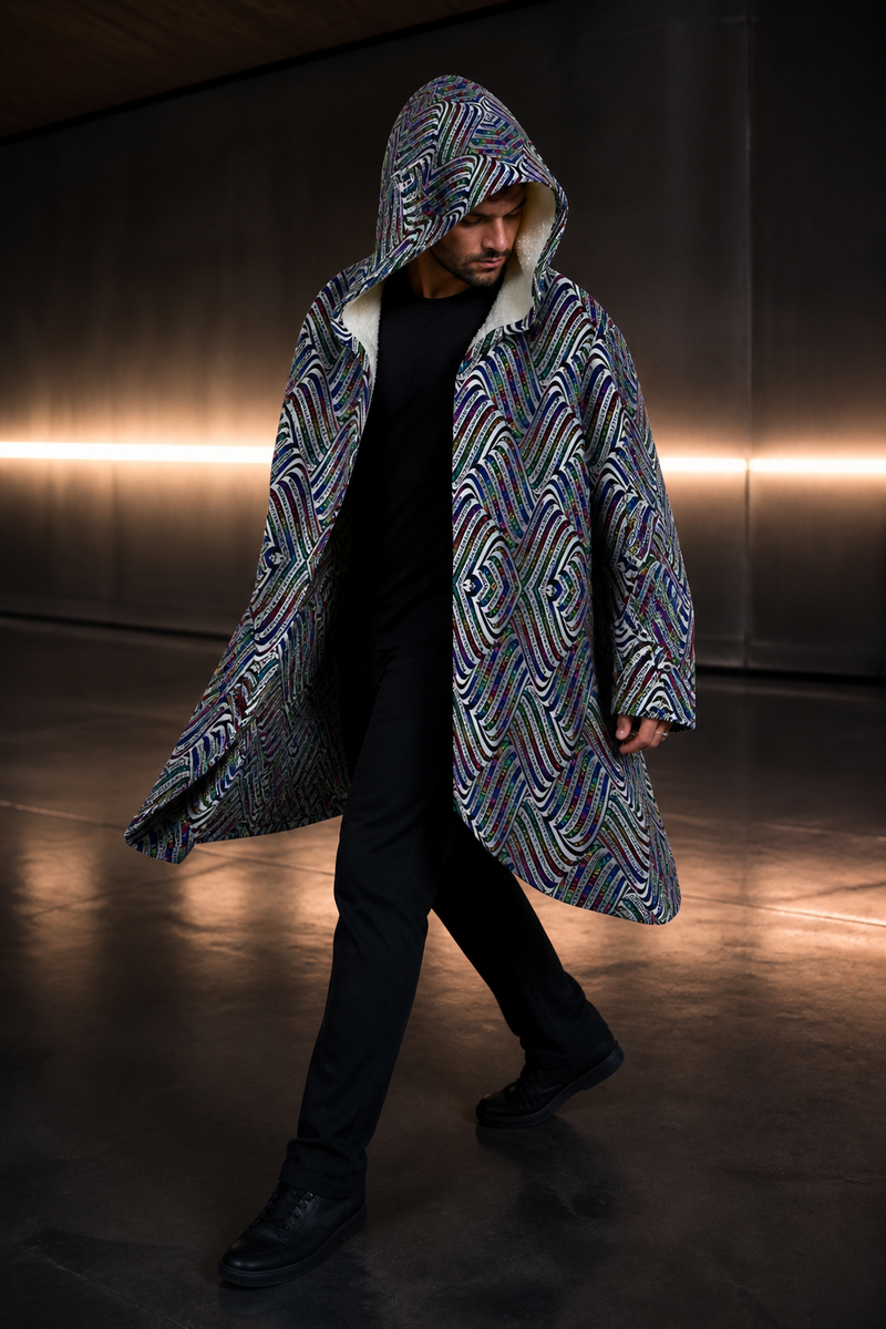 hypnotic hills micro fleece cloak — approved gallery view 01 (01-hero)