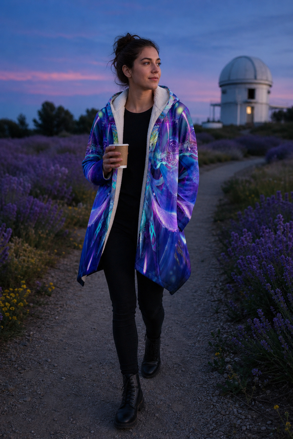 Lifestyle gallery — Satyam Shivam Sundaram | Micro Fleece Cloak — view 1