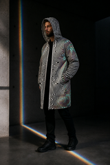 prismatic frequency zipper cloak — approved gallery view 01 (01-hero)