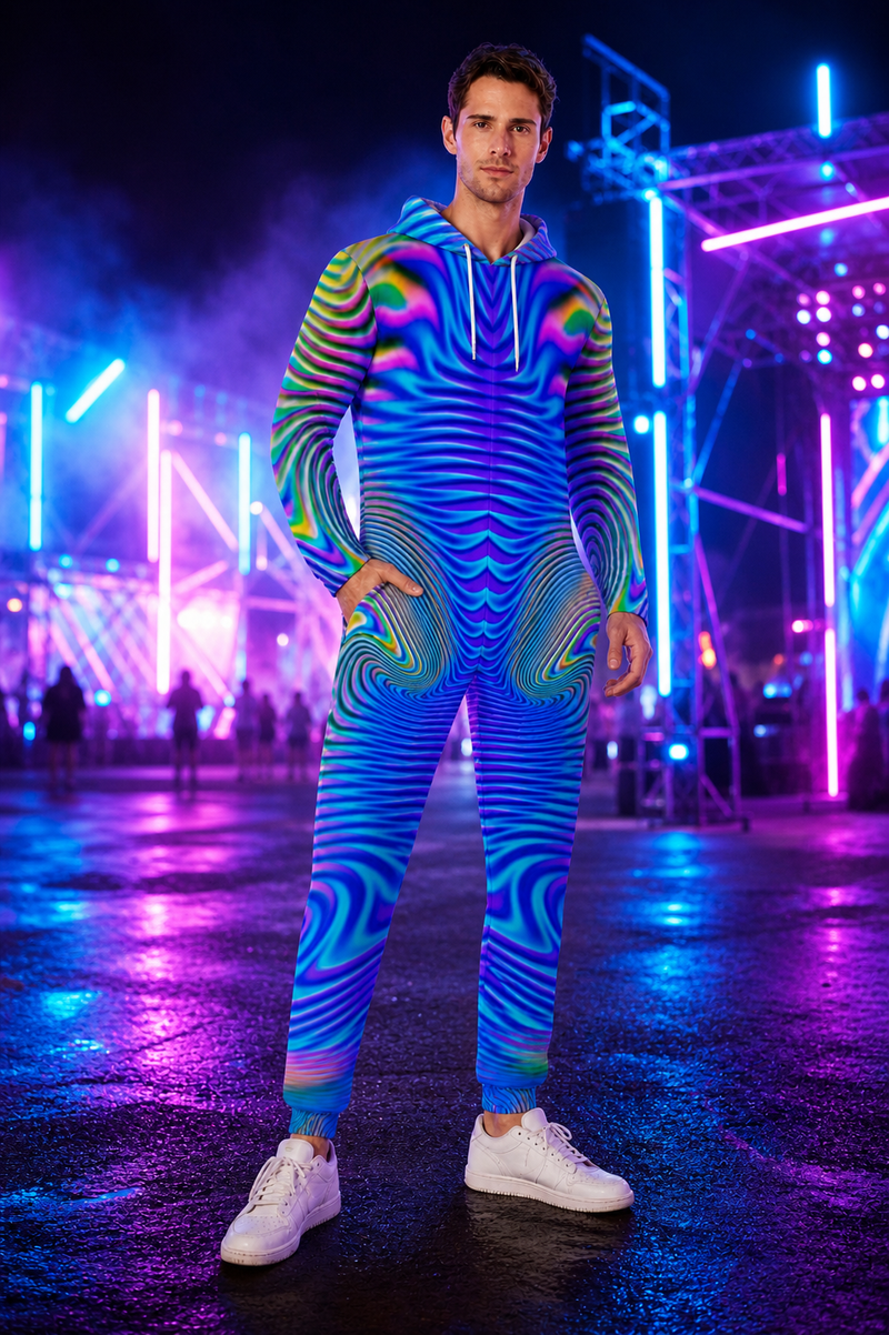 Lifestyle gallery — Holowave Men’s Hooded Jumpsuit — view 1