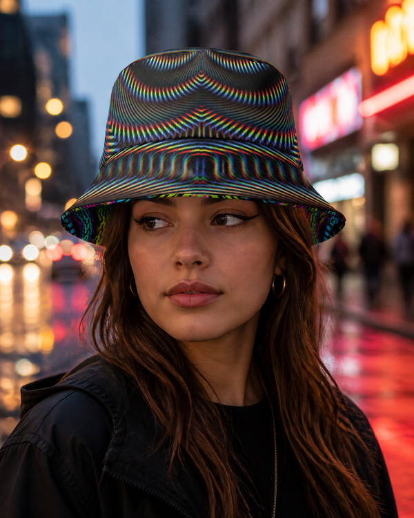 Waveform / Primordial Reversible Bucket Hat - waveform lifestyle 1