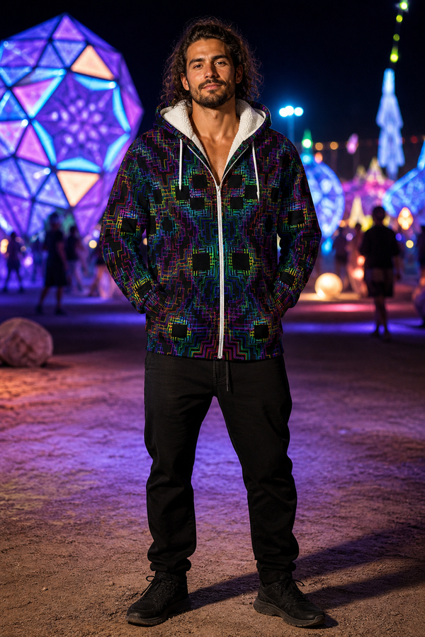 Approved lifestyle | Psytron Micro Fleece Hoodie | view 01 | 01_front_hero.png