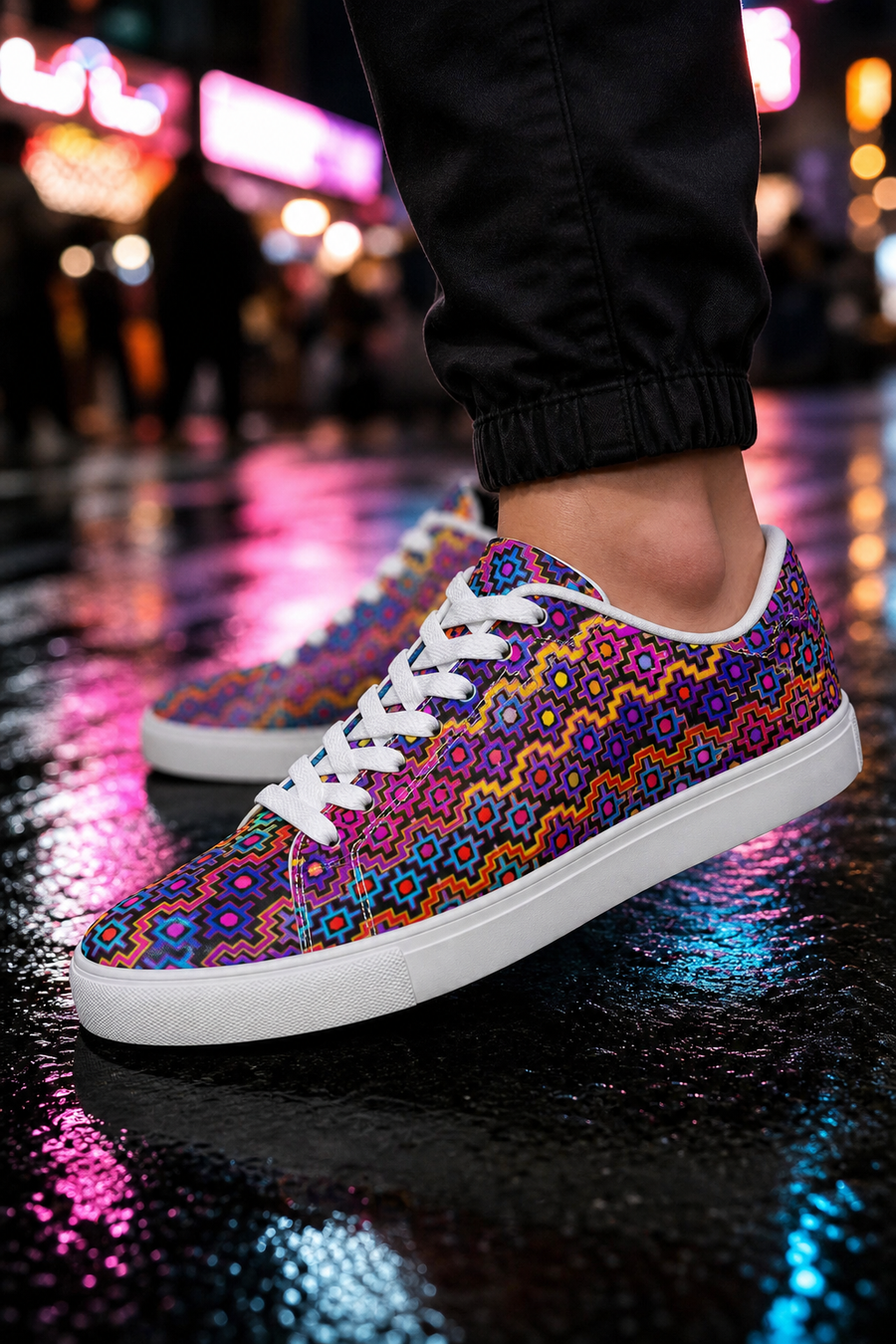 Rainbow Healing Low-Top Sneakers