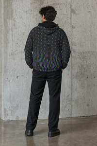 Starflow Micro Fleece Zip Up Hoodie — lifestyle view 02 — 02-back-hood-down