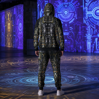 Lifestyle gallery — Blitzed Ziphoodie Jogger — back hood up