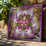 Venusian Flora — stretched canvas print — garden-angle