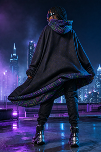 Editorial campaign gallery — Prismaze X Starseed Revrsible Snug Hoodie — 02-rear-campaign