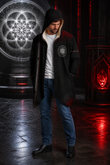 Sacred Micro Fleece Cloak — approved source-faithful editorial view 03