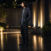 Tryptek Microfleece Ziphoodie — lifestyle three-quarter right view