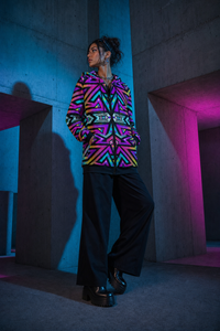Editorial campaign gallery — Mystic Mandala Zip Up Hoodie — 03-wearer-right-campaign