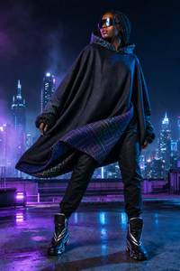 Editorial campaign gallery — Prismaze X Starseed Revrsible Snug Hoodie — 03-wearer-right-campaign