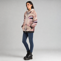 Wolfheart Micro Fleece Zip-Up Hoodie — wearer-right three-quarter lifestyle view