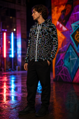 Lifestyle gallery — Prismatic Grid — wearer-right