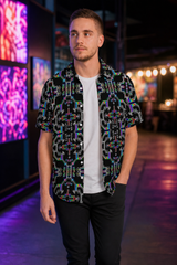Prismatic Grid Button Down Shirt lifestyle image 3