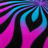 Xenowave Circular Rug — approved source-faithful editorial view 04