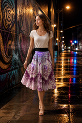 İNDRAS NET wrap skirt — approved gallery view 04 (04-wearer-left-3q)