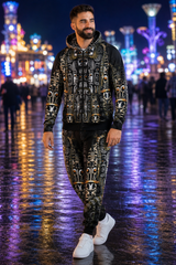 blitzed fashion ziphoodie and jogger — approved gallery view 04 (04-wearer-left-3q)