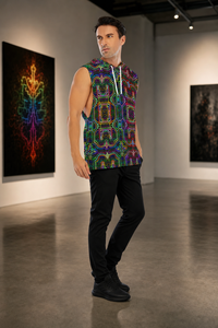 Lifestyle gallery — Icaro Hooded Tank Top — 04-wearer-left