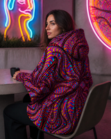 Approved lifestyle | Psychic Serpent | Micro Fleece Cloak | view 04 | 04_wearer_left_three_quarter.png