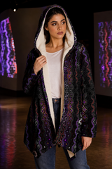 twilight healing micro fleece cloak — approved gallery view 05 (05-construction-detail)
