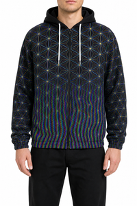 Starflow Micro Fleece Zip Up Hoodie — lifestyle view 05 — 05-construction-detail