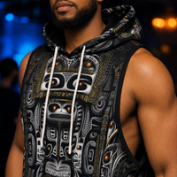 Lifestyle gallery — Blitzed Drop Armhole — hood and armhole detail