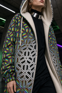 Editorial campaign gallery — Flux Capacitor Micro Fleece Hoodie — 05-material-construction-campaign
