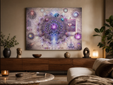 Spirit Chakra — stretched canvas print — room-wide