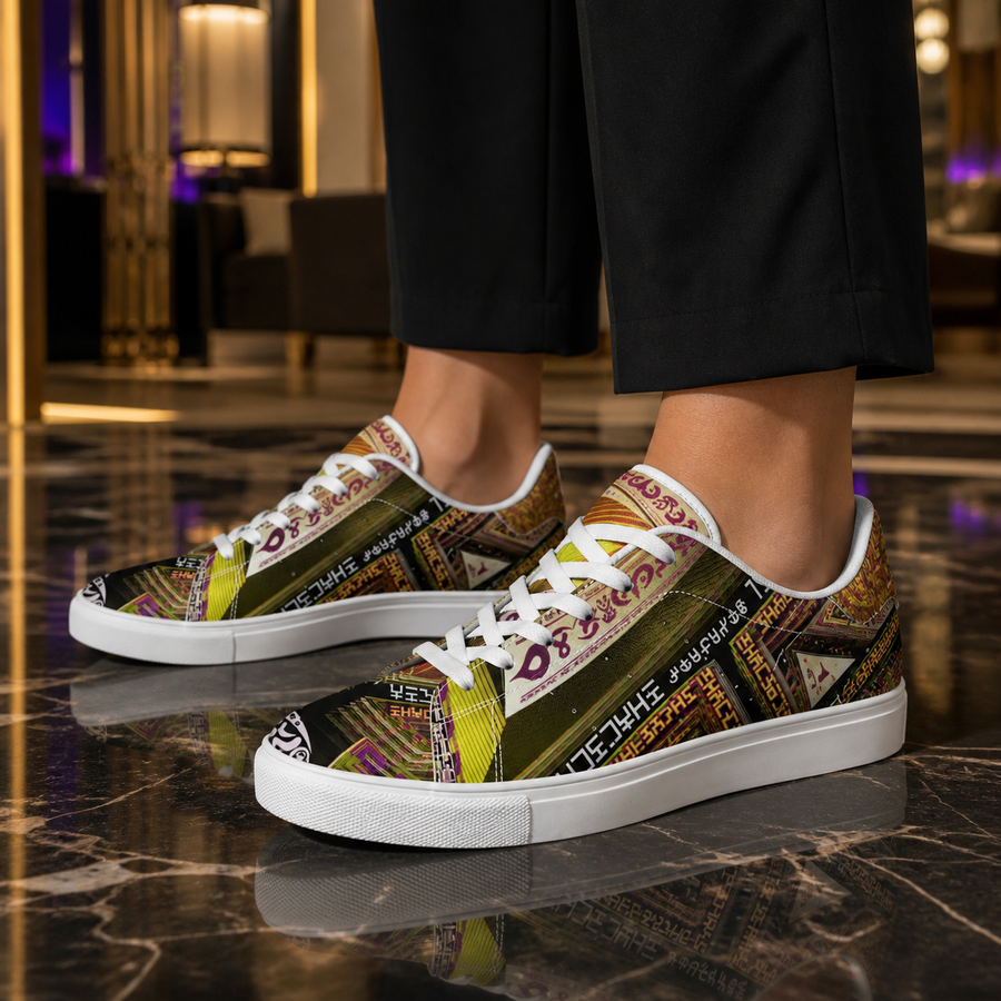 Dark Manipura Low-Top Sneakers