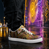 Manipura Plexus Low Top Sneakers lifestyle close-up — urban art district