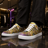 Manipura Plexus Low Top Sneakers lifestyle close-up — boutique fitting room