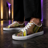 Manipura Plexus Low Top Sneakers lifestyle close-up — brutalist gallery